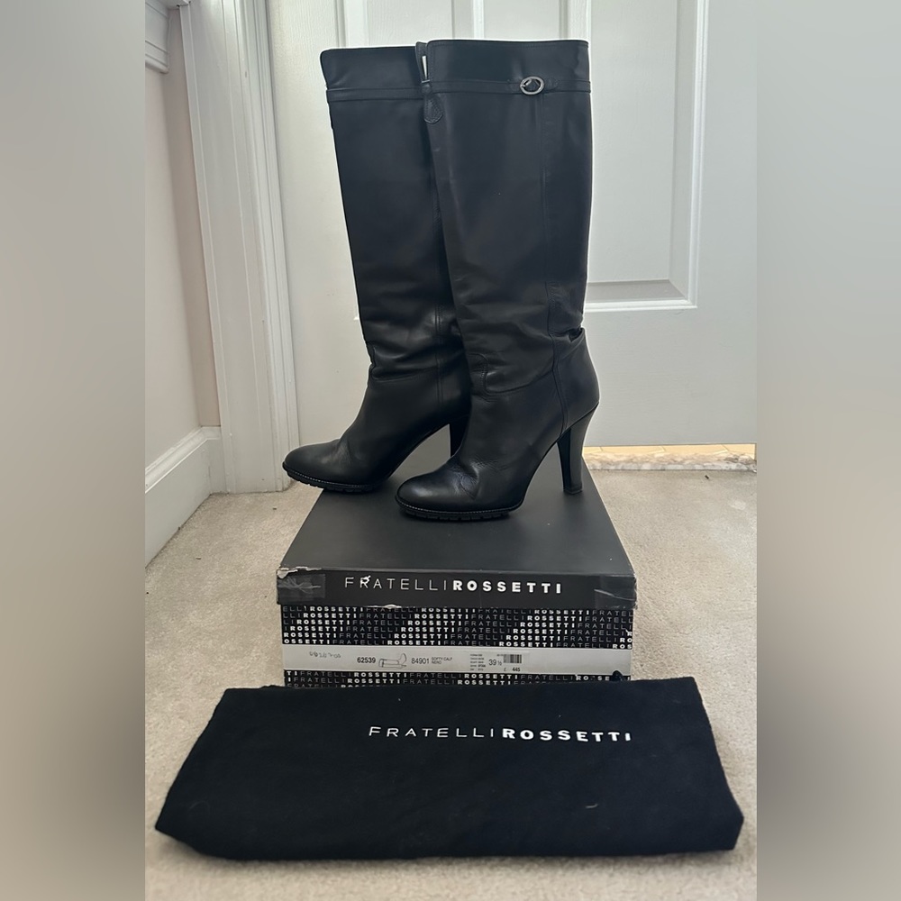 Chic Fratelli Rossetti soft calf knee-high boots